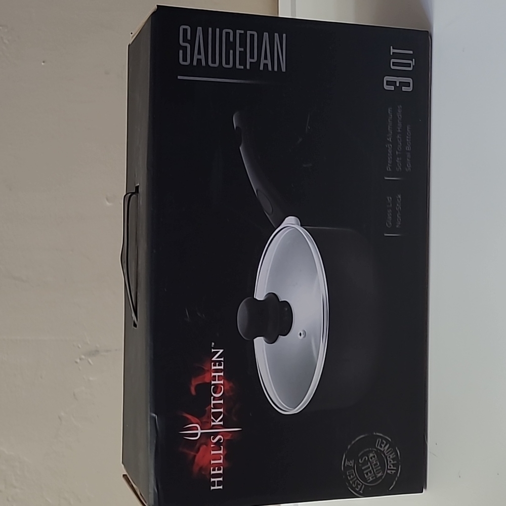New Hell's Kitchen 3quart Saucepan